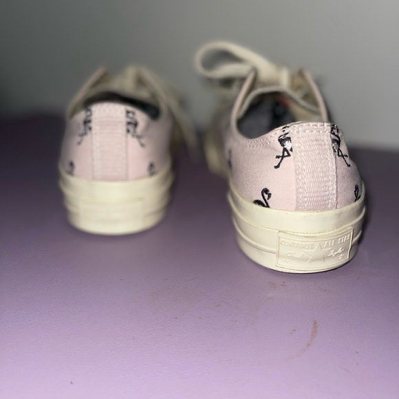 Converse Chuck Taylor 70 Low Flamingo Embroidery Pink All Star Embroidered - Picture 4 of 6